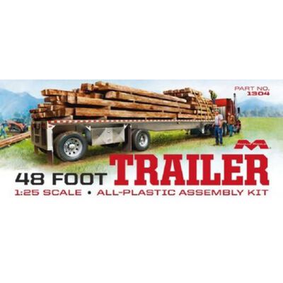 1/25 48' Flatbed Trailer with Cambered Deck 1/25 48' Flatbed Trailer with Cambered Deck