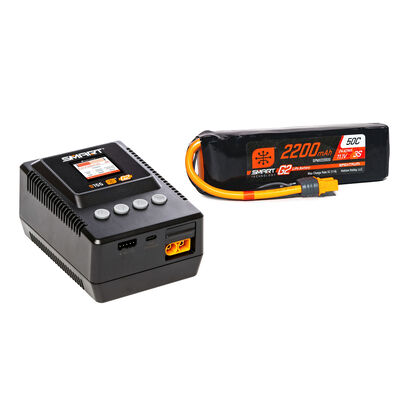 Smart Powerstage Air Bundle: G2 2200mAh 3S LiPo IC3 & S155 Charger Smart Powerstage Air Bundle: G2 2200mAh 3S LiPo IC3 & S155 Charger