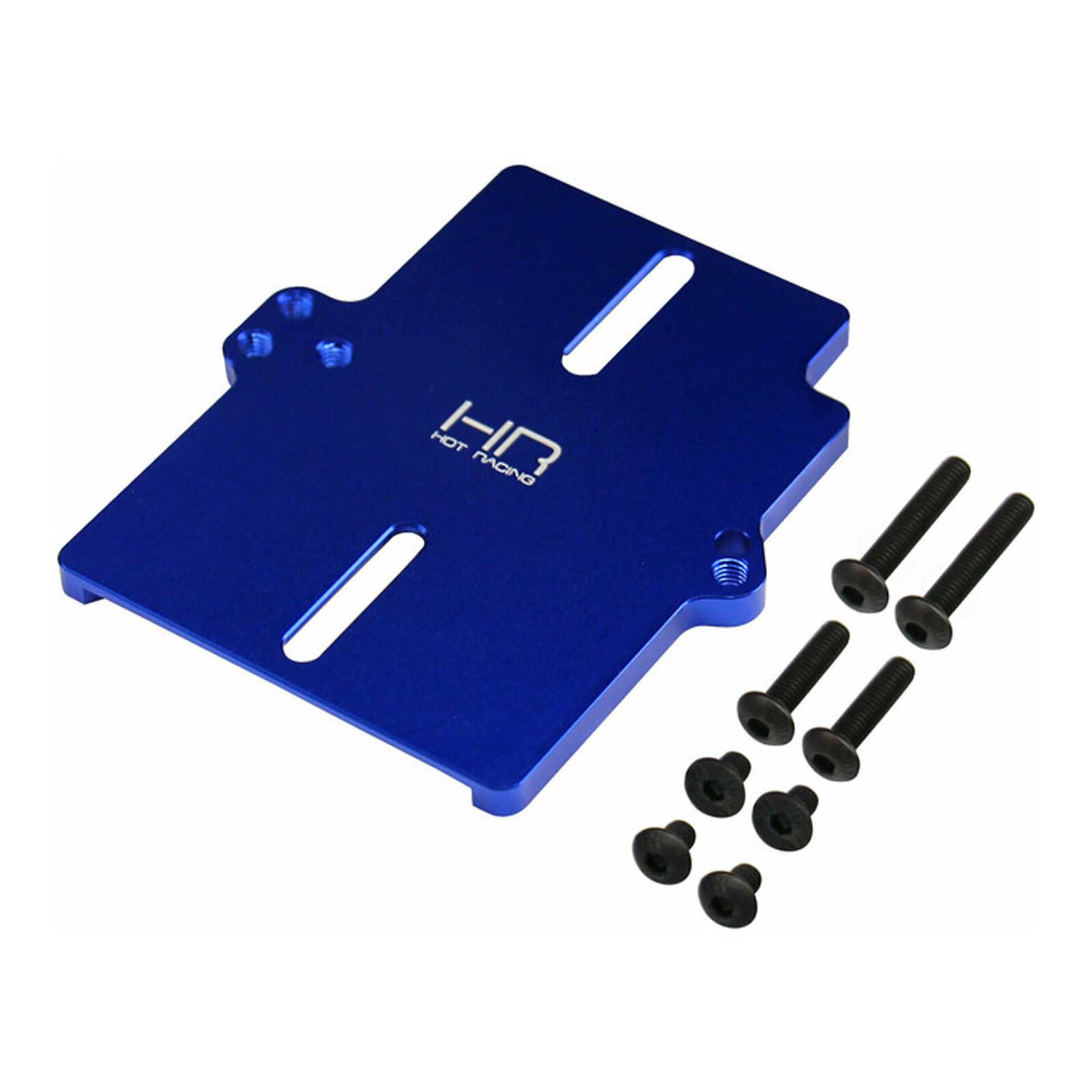 Aluminum Electronic Speed Control Mount, 1/10 Traxxas Mini Maxx, Blue