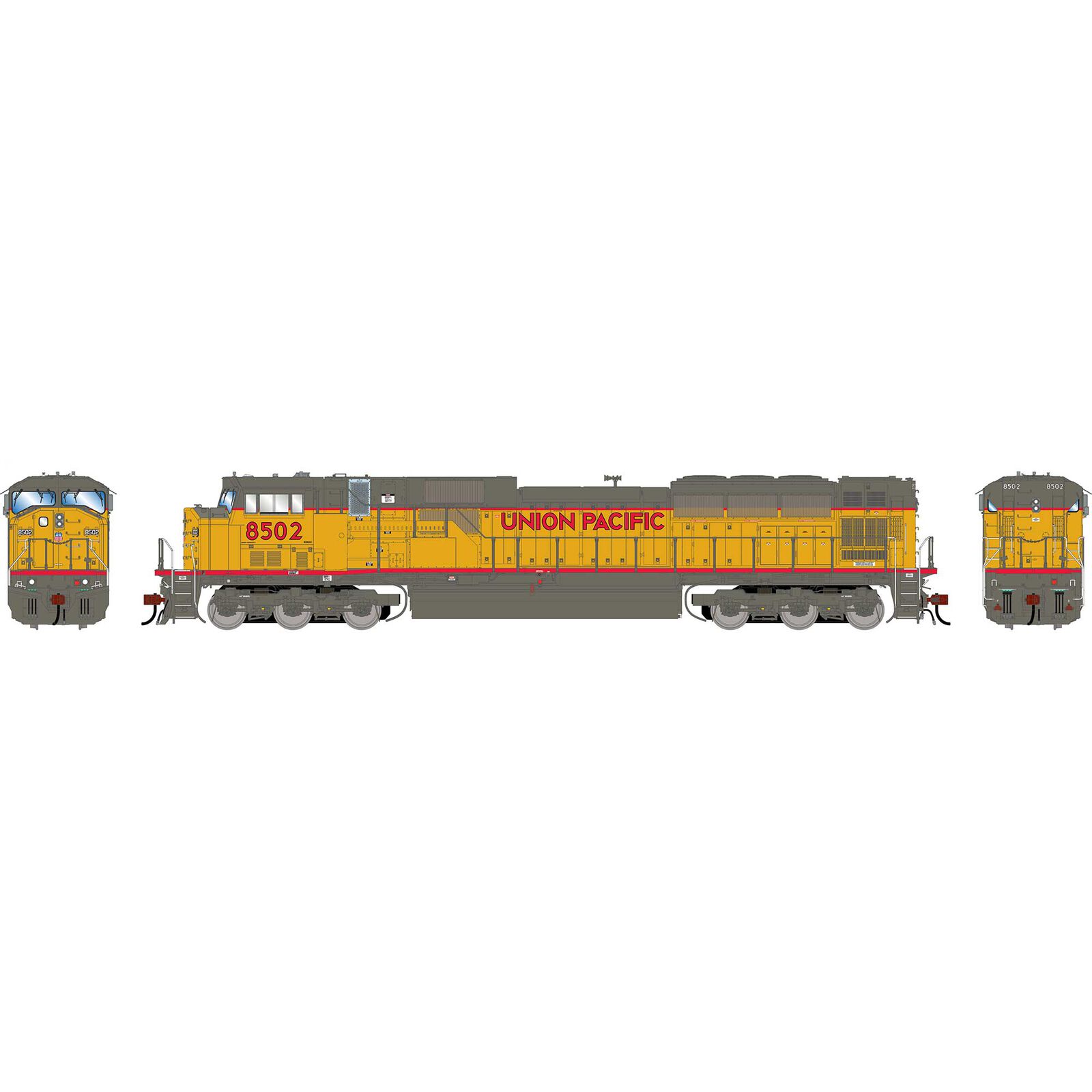 HO GEN SD90MAC-H PH I Locomotive w/DCC & Sound, UP #8502