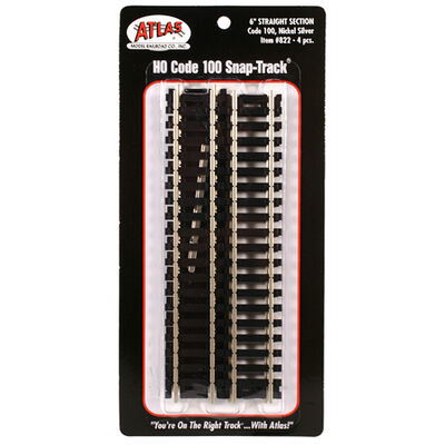 HO Code 100 6" Straight (4) HO Code 100 6" Straight (4)