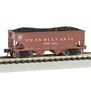 N 55-Ton 2-Bay Hopper PRR Tuscan Red #705934