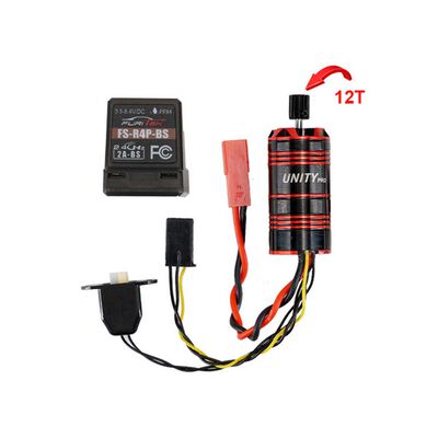 Unity Pro 2-in-1 Micro FOC Brushless Motor & ESC Combo w/ RX, 3500KV: Redcat Ascent-18 Unity Pro 2-in-1 Micro FOC Brushless Motor & ESC Combo w/ RX, 3500KV: Redcat Ascent-18