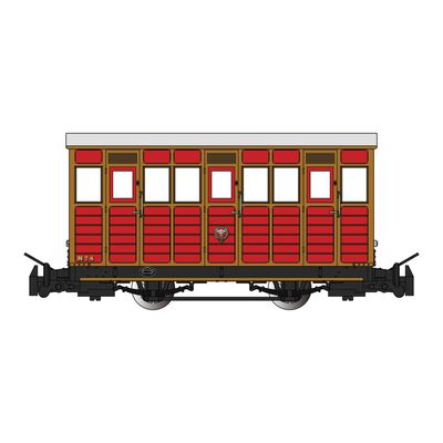 HOn30 Narrow Gauge Talyllyn Railway Carriage #4 HOn30 Narrow Gauge Talyllyn Railway Carriage #4