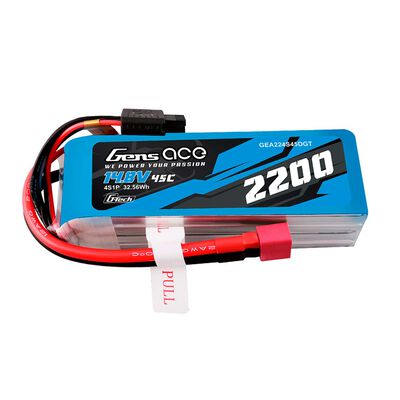 14.8V 2200mAh 45C G-Tech Smart LiPo Battery: Deans 14.8V 2200mAh 45C G-Tech Smart LiPo Battery: Deans