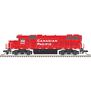 N GP38-2 Phase II CPacific 4427, Red/White/Silver
