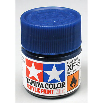 Acrylic Mini XF8, Flat Blue Acrylic Mini XF8, Flat Blue