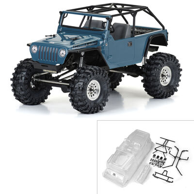 1/10 2004 Jeep LJ Clear Body/Trail Cage 12.3" Wheelbase Crawlers 1/10 2004 Jeep LJ Clear Body/Trail Cage 12.3" Wheelbase Crawlers