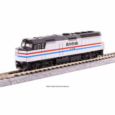 N EMD F40PH No Ditch light Amtrak Phase III #350 N EMD F40PH No Ditch light Amtrak Phase III #350