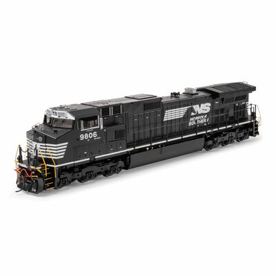 HO GE Dash 9-40CW Locomotive with DCC & Sound, NS #9806 HO GE Dash 9-40CW Locomotive with DCC & Sound, NS #9806