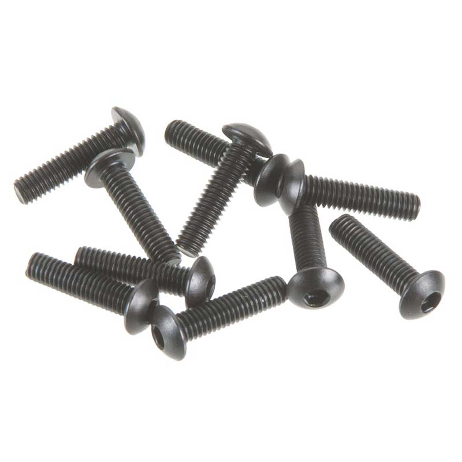 Hex Socket Button Head M3x12mm, Black (10)
