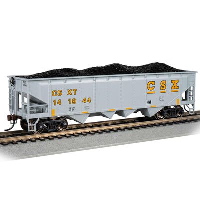 HO 40' QUAD CSX #141944 (gray & yellow) HO 40' QUAD CSX #141944 (gray & yellow)