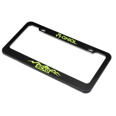 Axial SCX1 Steel License Plate Frame, Green Axial SCX1 Steel License Plate Frame, Green