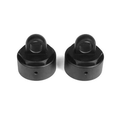 Shock Caps Aluminum, Black, Non-Vented (2) Shock Caps Aluminum, Black, Non-Vented (2)