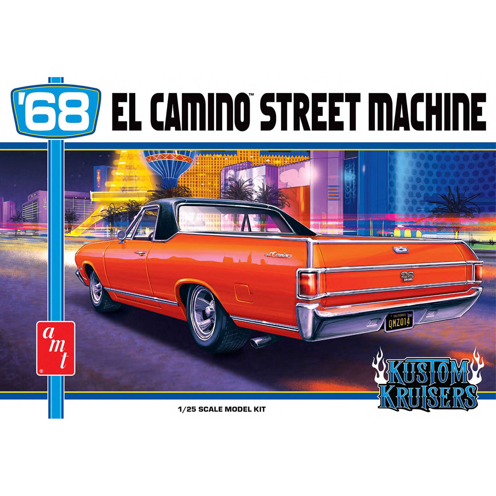1/25 1968 Chevy El Camino Street Machine Model Kit
