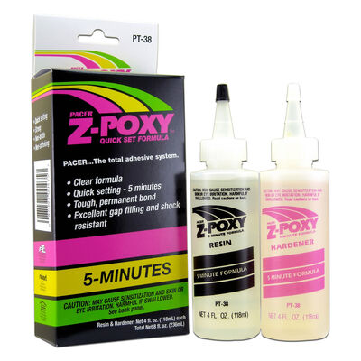 Z-Poxy 5 Minute Epoxy, 8 oz Z-Poxy 5 Minute Epoxy, 8 oz