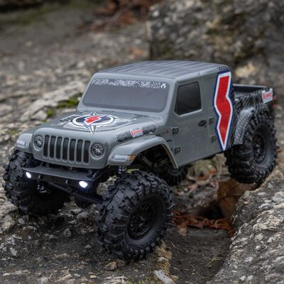 1/24 SCX24 Summit Racing Jeep Gladiator 4X4 Rock Crawler RTR (Battery & Charger Included), Gray 1/24 SCX24 Summit Racing Jeep Gladiator 4X4 Rock Crawler RTR (Battery & Charger Included), Gray