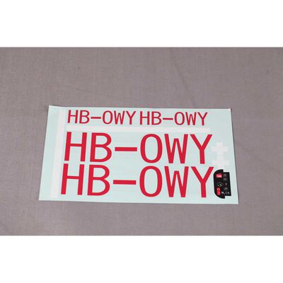 Decal Sheet: J-3 Cub V3, 1400mm Decal Sheet: J-3 Cub V3, 1400mm