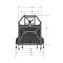 1/10 Back-Half Cage for Pro-Line Cab Only Crawler Bodies