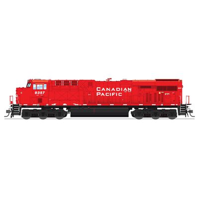 HO GE ES44AC Locomotive, CP #9357 Action Red HO GE ES44AC Locomotive, CP #9357 Action Red