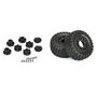 1/10 Aztek M2 F/R 2.2"/3.0" SC MTD 12mm & 14mm Black Raid Wheels (2)