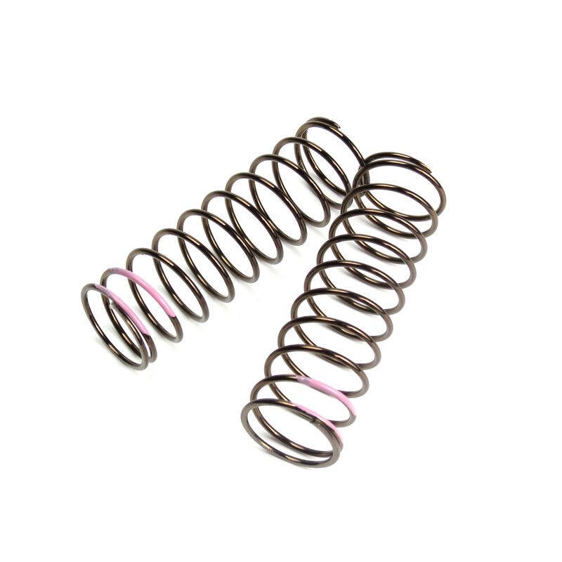 LF Shock Spring Set, Front, 1.6x11.0, 75mm, Pink
