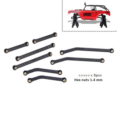 Carbon High Clearance Links Set: SCX24 Deadbolt Carbon High Clearance Links Set: SCX24 Deadbolt
