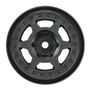 1/10 Holcomb F/R 1.55" 12mm Crawler Bead-Loc Wheels (2) Black