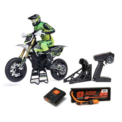 1/4 Promoto-SM FXR Supermoto Motorcycle RTR (Battery and Charger Included), White 1/4 Promoto-SM FXR Supermoto Motorcycle RTR (Battery and Charger Included), White
