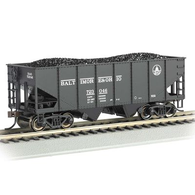 HO 55-Ton 2-Bay Hopper with Coal Load, B&O #723 046 HO 55-Ton 2-Bay Hopper with Coal Load, B&O #723 046