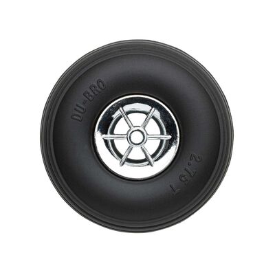 Treaded Chrome Wheels, 2-3/4" Diameter (2) Treaded Chrome Wheels, 2-3/4" Diameter (2)