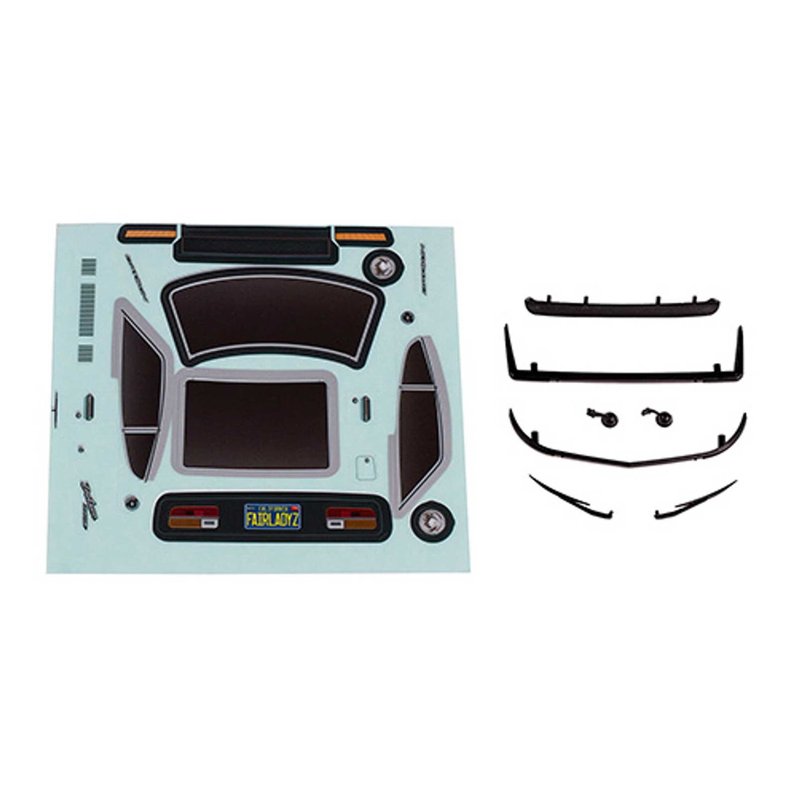 2023 Nissan Z Body Accessories Set, 1/27 Team Associated SR27