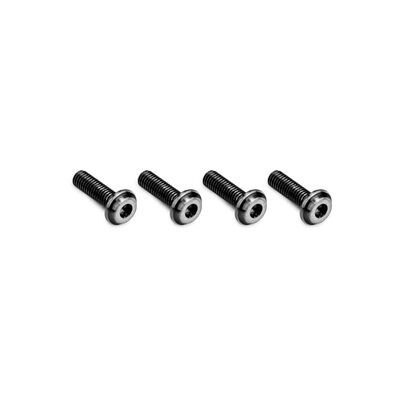3x10mm Top Hat Titanium Screw, Stealth Black (4) 3x10mm Top Hat Titanium Screw, Stealth Black (4)