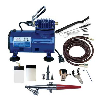 Airbrush & Compressor Package: HSET, D500SR, & AC7 Airbrush & Compressor Package: HSET, D500SR, & AC7