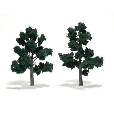 Ready-Made Tree, Dark Green 4-5" (2) Ready-Made Tree, Dark Green 4-5" (2)