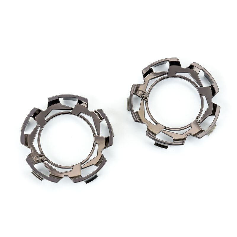 Clip-Lock Wheel Face Black Chrome for Ripper 2.8" Wheel (2)