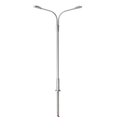 HO Double Arm Streetlight Silver, Cool White LED (3) HO Double Arm Streetlight Silver, Cool White LED (3)