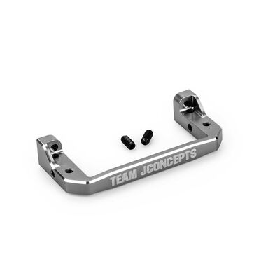 Aluminum Servo Mount Bracket, 1/10 Team Associated RC10/ RC10T/ RC10GT, Gun Metal Aluminum Servo Mount Bracket, 1/10 Team Associated RC10/ RC10T/ RC10GT, Gun Metal
