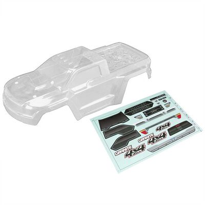1/10 Body with Decals, Clear: GRANITE 4x4 1/10 Body with Decals, Clear: GRANITE 4x4