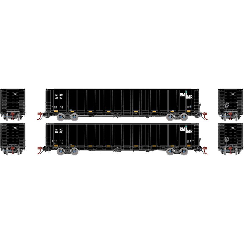 HO NSC 6000 Gondola with Load, IMRX #2287, 2337 (2)