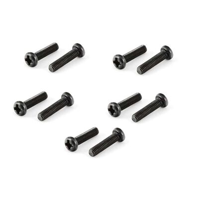 Button Head Cross Machine Screw 3x12mm (10) Button Head Cross Machine Screw 3x12mm (10)