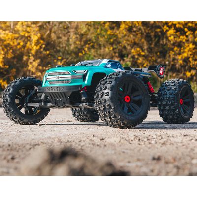 1/10 KRATON 4S 4X4 RTR Brushless Speed Truck, Teal/Black 1/10 KRATON 4S 4X4 RTR Brushless Speed Truck, Teal/Black