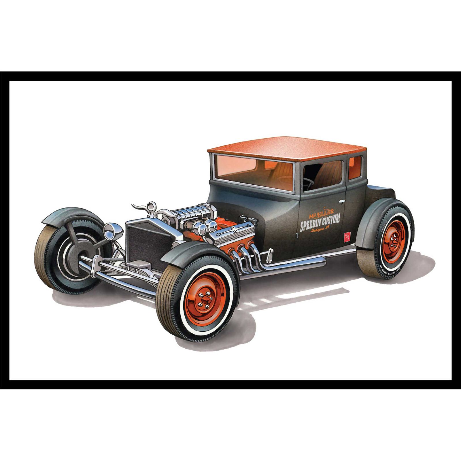 1/25 1925 Ford T Chopped Model Kit