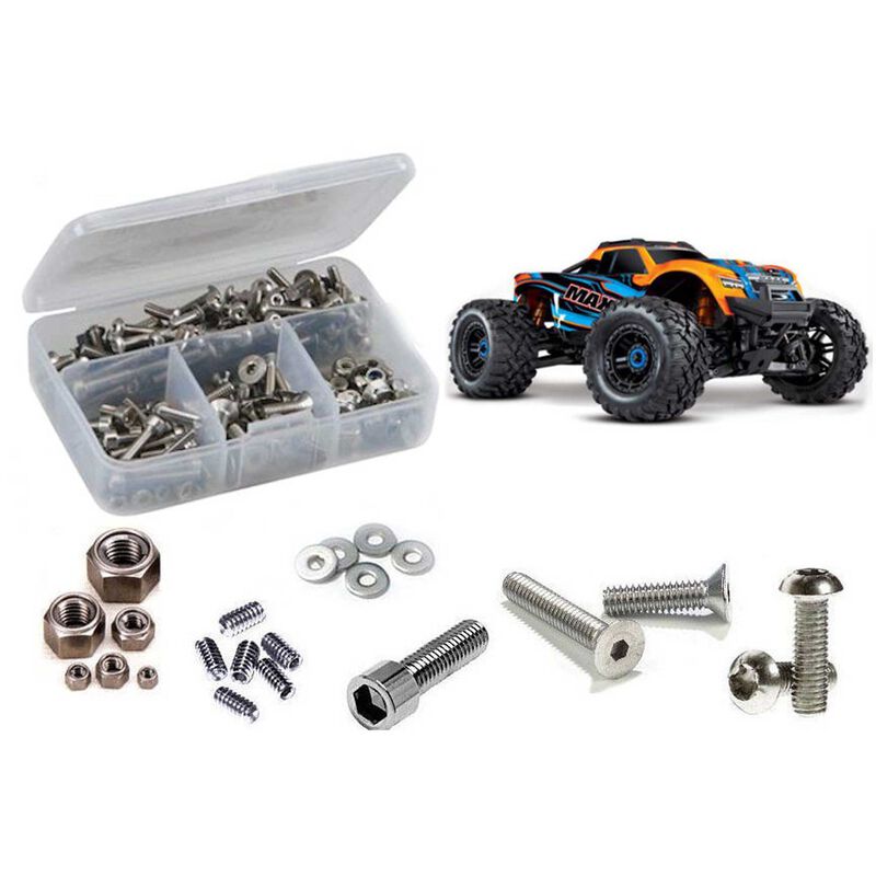 Stainless Steel Screw Kit, 1/10 Traxxas Maxx