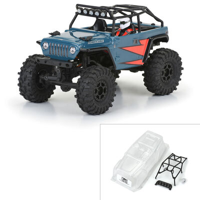 1/24 2004 Jeep LJ Clear Body/Trail Cage: SCX24 1/24 2004 Jeep LJ Clear Body/Trail Cage: SCX24