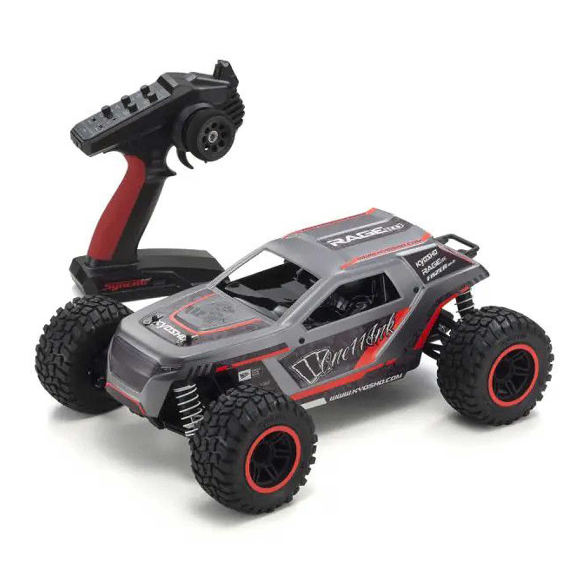 Kyosho 1/10 Fazer Mk2 Rage 2.0 4x4 Monster Truck RTR, Red | Tower