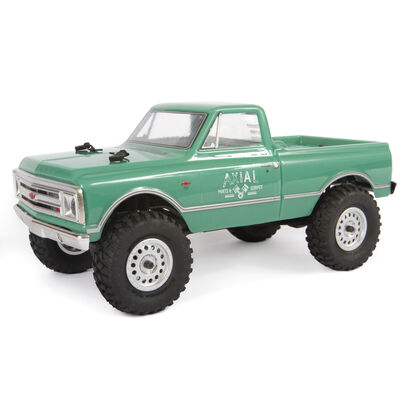 1/24 SCX24 1967 Chevrolet C10 4X4 RTR Brushed Rock Crawler (Battery & Charger Included), Light Green 1/24 SCX24 1967 Chevrolet C10 4X4 RTR Brushed Rock Crawler (Battery & Charger Included), Light Green