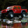 1/10 SCX10 III Jeep JT Gladiator 4X4 RTR Brushed Rock Crawler, Red