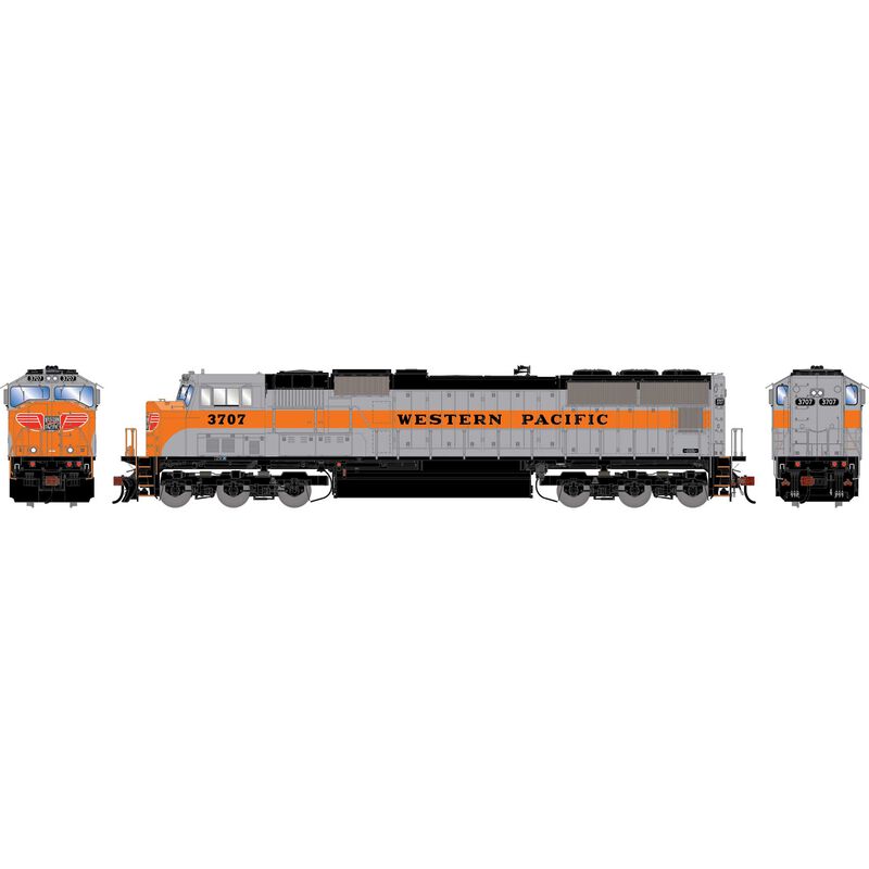 HO SD70M Locomotive, Legendary Liveries WP #3707