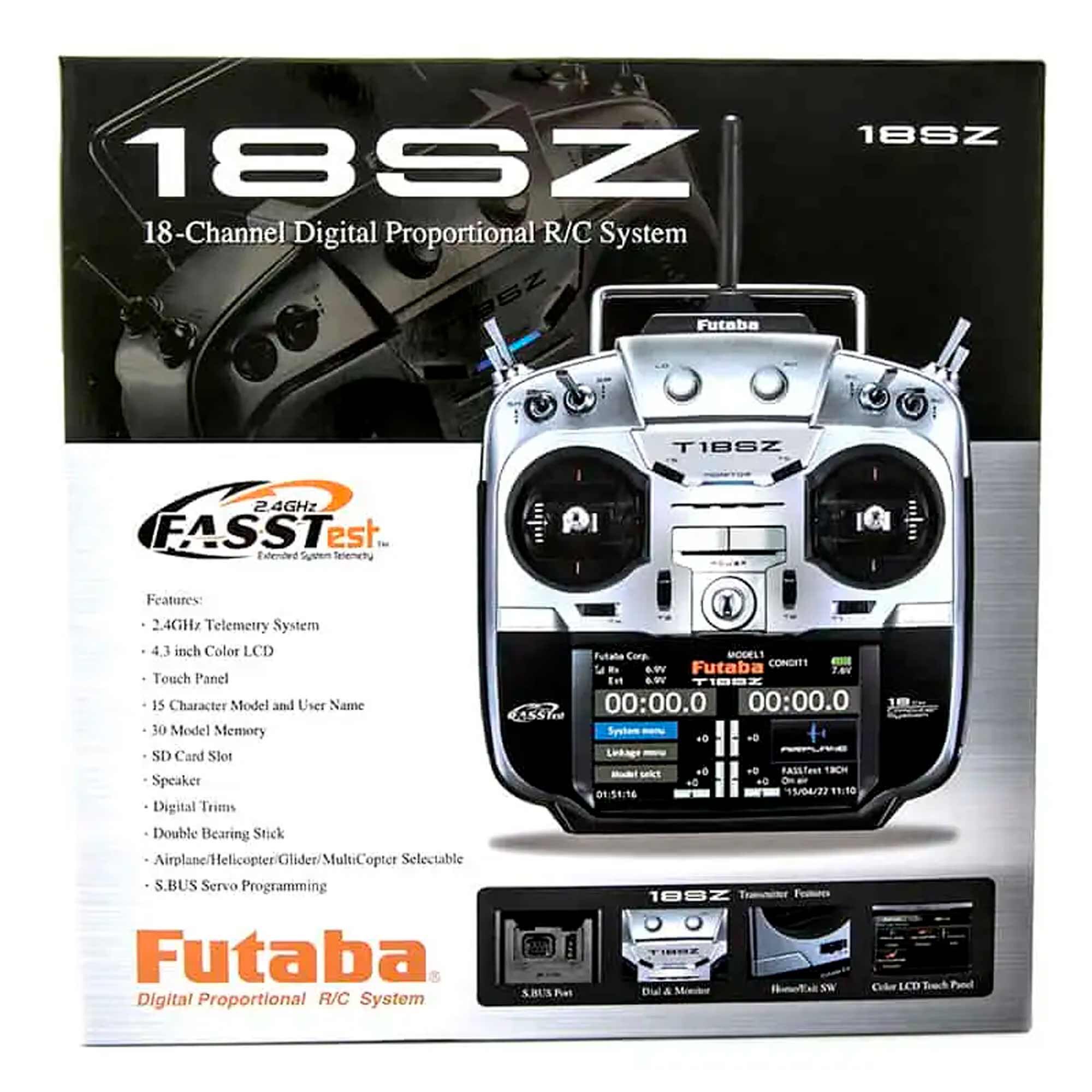 Futaba Systems 18SZ Heli Transmitter 18-Channel Digital